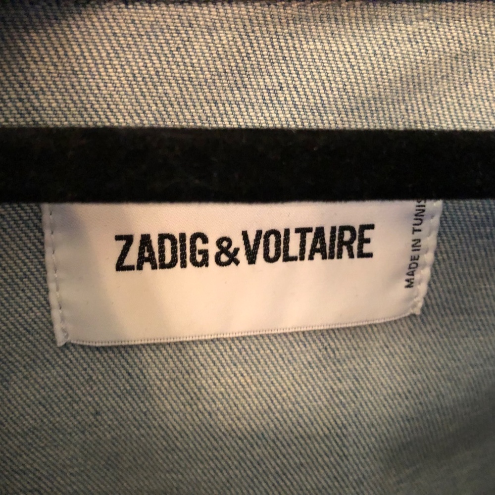 ZADIG JEAN JACKET-buttons and zips - Picture 2 of 3